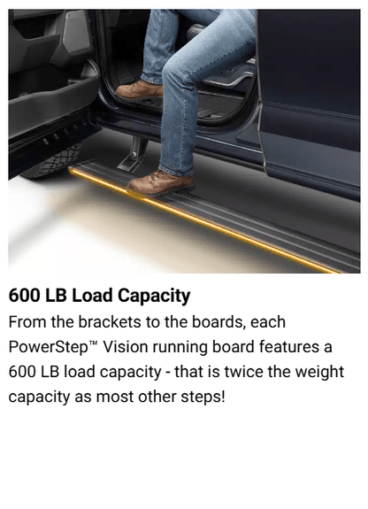 Suncoast Marine and Auto offers AMP Research Powerstep Vision 22 for Toyota Tundra 2022-24 with Mount Kit (96338-01A)