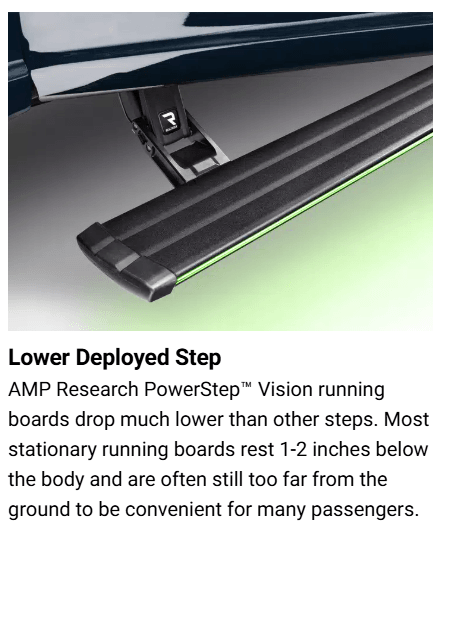 Suncoast Marine and Auto offers AMP Research Powerstep Vision 22 for Ford F250 with Mount Kit (96242-01A)