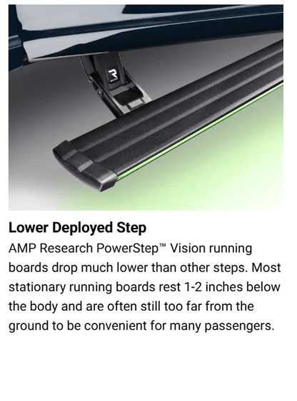 Suncoast Marine and Auto offers AMP Research Powerstep Vision 2021-24 for Ford Bronco with Mount Kit (96140-01A)
