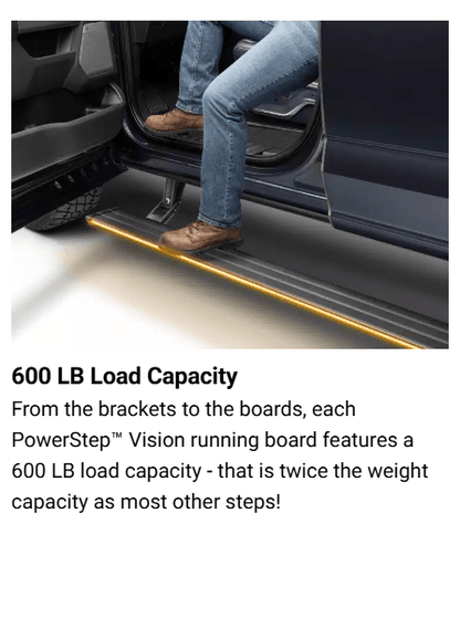 Suncoast Marine and Auto offers AMP Research Powerstep Vision 2021-24 for Ford Bronco with Mount Kit (96140-01A)