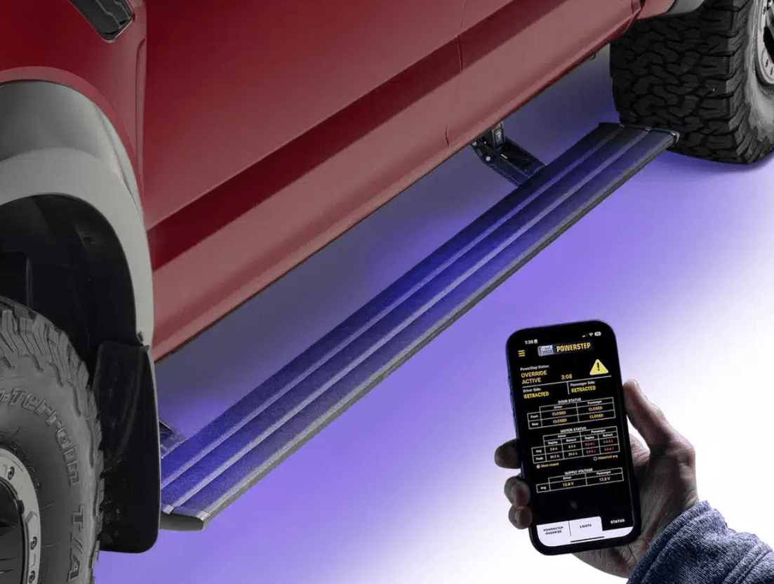 Suncoast Marine and Auto offers AMP Research Powerstep Smart Series for 2022-23 Toyota Tundra with Mount Kit (86338-01A)