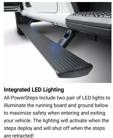 Suncoast Marine and Auto offers AMP Research Powerstep 07-13 GM P/U 1500 Crew/Extended Cab (75126-01A)