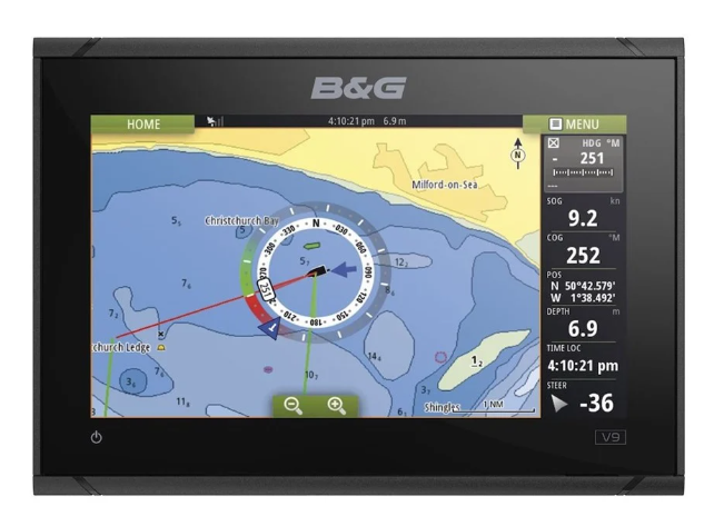 Suncoast Marine and Auto offers BG Vulcan 9 FS 9" Combo - No Transducer - Includes C-MAP Discover Chart [000-13214-009]