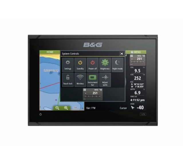 Suncoast Marine and Auto offers BG Vulcan 9 FS 9" Combo - No Transducer - Includes C-MAP Discover Chart [000-13214-009]