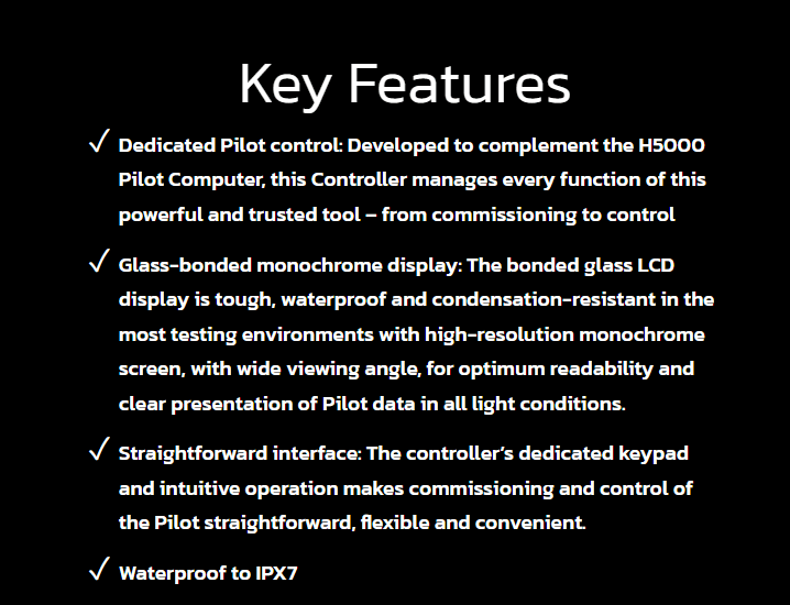Suncoast Marine and Auto offers BG H5000 Pilot Controller