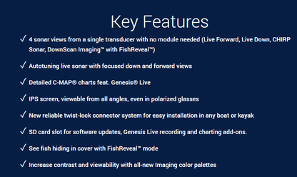 Suncoast Marine and Auto offers Lowrance Eagle Eye 9 Live w/T/M Transducer C-MAP Inland Charts [000-16129-001]