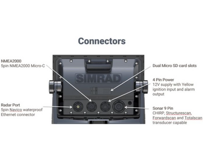 Suncoast Marine and Auto offers Simrad GO9 XSE Chartplotter/Fishfinder w/Active Imaging 3-in-1 Transom Mount Transducer C-MAP Discover Chart [000-14840-002]