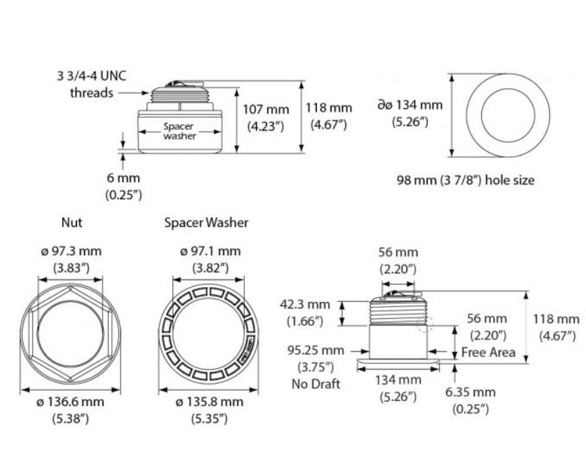 Suncoast Marine and Auto offers Navico xSonic SS175H-W/12 Stainless Steel Thru-Hull Transducer - 12 - 9-Pin [000-13781-001]