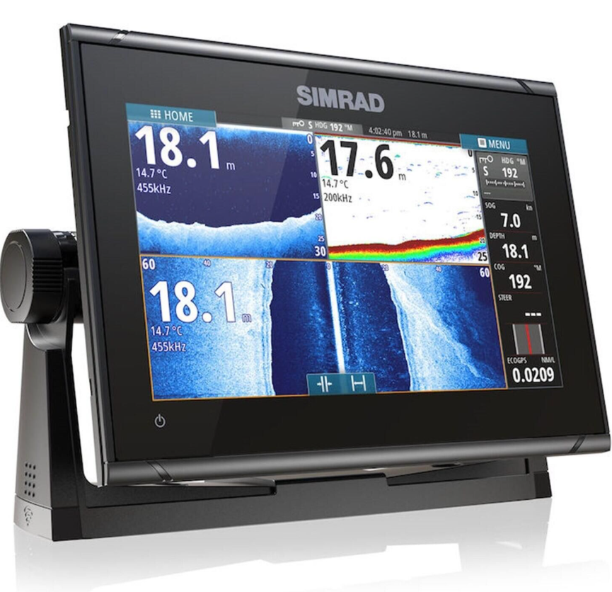 Suncoast Marine and Auto offers Simrad GO9 XSE Chartplotter/Fishfinder w/MED/HI Downscan Transom Mount Transducer C-MAP Discover Chart [000-13211-002]