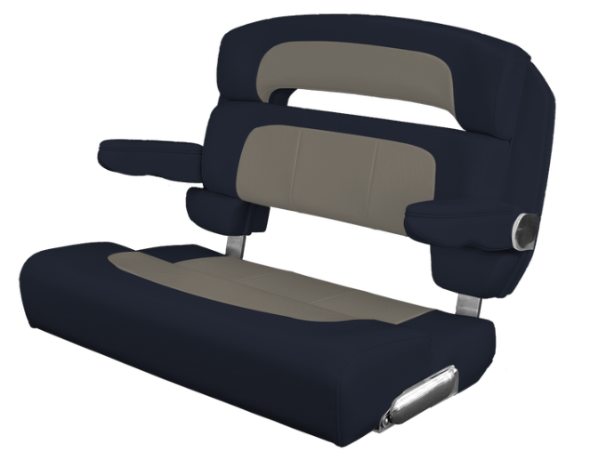Suncoast Marine and Auto offers TACO MARINE Custom Capri Helm Bench Seat, 36" Capriccio Navy