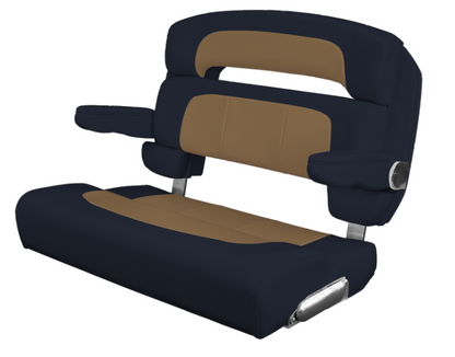 Suncoast Marine and Auto offers TACO MARINE Custom Capri Helm Bench Seat, 36" Capriccio Navy