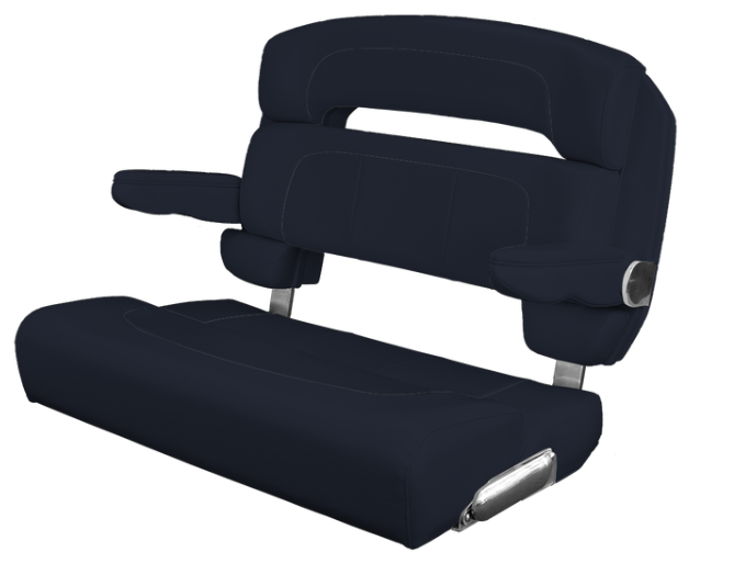 Suncoast Marine and Auto offers TACO MARINE Custom Capri Helm Bench Seat, 36" Capriccio Navy
