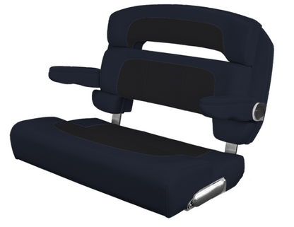 Suncoast Marine and Auto offers TACO MARINE Custom Capri Helm Bench Seat, 36" Capriccio Navy