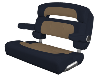 Suncoast Marine and Auto offers TACO MARINE Custom Capri Helm Bench Seat, 36" Capriccio Navy