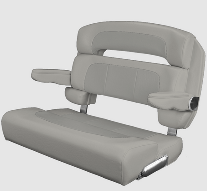 Suncoast Marine and Auto offers TACO MARINE Custom Capri Helm Bench Seat, 36" Capriccio White