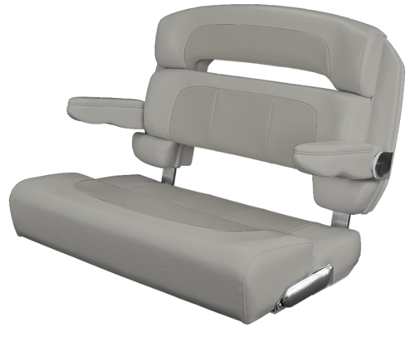 Suncoast Marine and Auto offers TACO MARINE Custom Capri Helm Bench Seat, 36" Capriccio White
