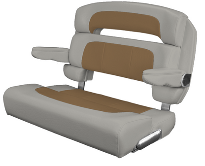 Suncoast Marine and Auto offers TACO MARINE Custom Capri Helm Bench Seat, 36" Capriccio White