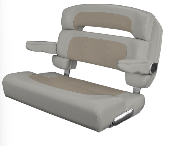 Suncoast Marine and Auto offers TACO MARINE Custom Capri Helm Bench Seat, 36" Capriccio White