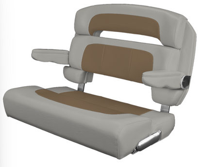 Suncoast Marine and Auto offers TACO MARINE Custom Capri Helm Bench Seat, 36" Capriccio White