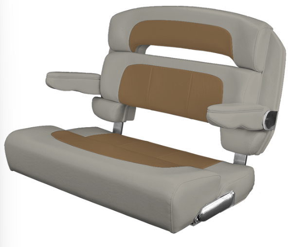 Suncoast Marine and Auto offers TACO MARINE Custom Capri Helm Bench Seat, 36" Capriccio Cloud