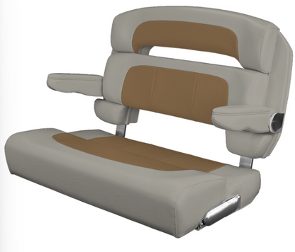 Suncoast Marine and Auto offers TACO MARINE Custom Capri Helm Bench Seat, 36" Capriccio Cloud