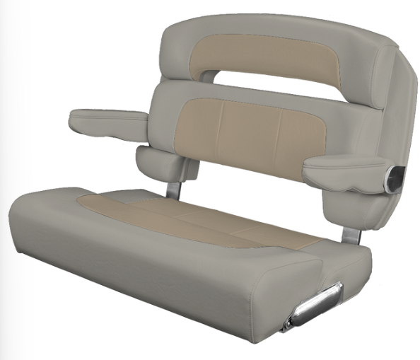 Suncoast Marine and Auto offers TACO MARINE Custom Capri Helm Bench Seat, 36" Capriccio Cloud