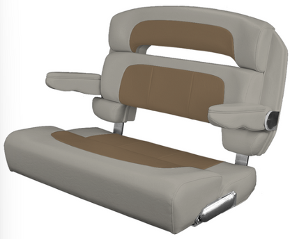 Suncoast Marine and Auto offers TACO MARINE Custom Capri Helm Bench Seat, 36" Capriccio Cloud