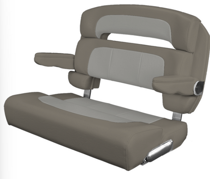 Suncoast Marine and Auto offers TACO MARINE Custom Capri Helm Bench Seat, 36" Capriccio Cadet Grey