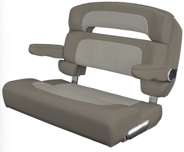 Suncoast Marine and Auto offers TACO MARINE Custom Capri Helm Bench Seat, 36" Capriccio Cadet Grey