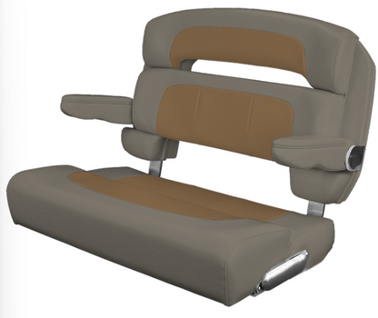 Suncoast Marine and Auto offers TACO MARINE Custom Capri Helm Bench Seat, 36" Capriccio Cadet Grey