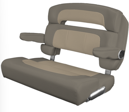 Suncoast Marine and Auto offers TACO MARINE Custom Capri Helm Bench Seat, 36" Capriccio Cadet Grey