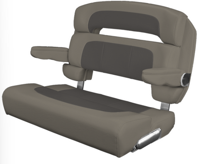 Suncoast Marine and Auto offers TACO MARINE Custom Capri Helm Bench Seat, 36" Capriccio Cadet Grey