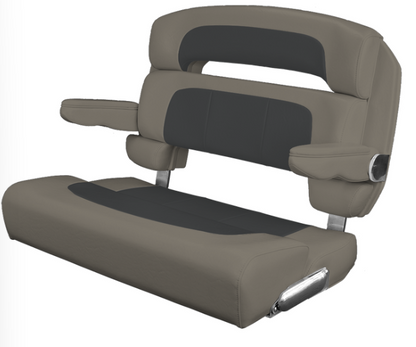 Suncoast Marine and Auto offers TACO MARINE Custom Capri Helm Bench Seat, 36" Capriccio Cadet Grey