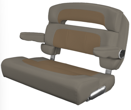 Suncoast Marine and Auto offers TACO MARINE Custom Capri Helm Bench Seat, 36" Capriccio Cadet Grey