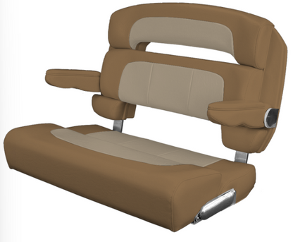 Suncoast Marine and Auto offers TACO MARINE Custom Capri Helm Bench Seat, 36" Capriccio Toast