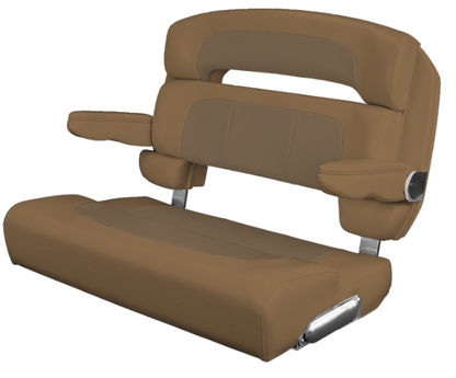 Suncoast Marine and Auto offers TACO MARINE Custom Capri Helm Bench Seat, 36" Capriccio Toast