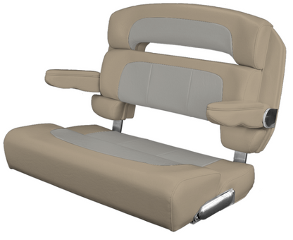 Suncoast Marine and Auto offers TACO MARINE Custom Capri Helm Bench Seat, 36" Capriccio Vellum