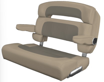 Suncoast Marine and Auto offers TACO MARINE Custom Capri Helm Bench Seat, 36" Capriccio Vellum
