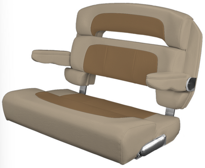 Suncoast Marine and Auto offers TACO MARINE Custom Capri Helm Bench Seat, 36" Capriccio Vellum