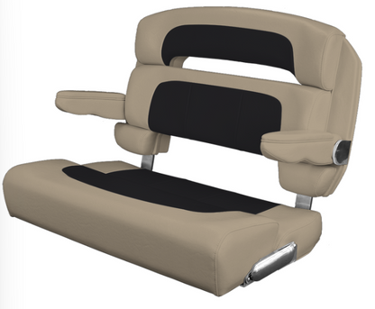 Suncoast Marine and Auto offers TACO MARINE Custom Capri Helm Bench Seat, 36" Capriccio Vellum