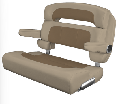 Suncoast Marine and Auto offers TACO MARINE Custom Capri Helm Bench Seat, 36" Capriccio Vellum