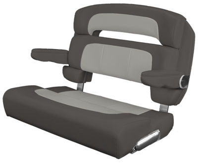 Suncoast Marine and Auto offers TACO MARINE Custom Capri Helm Bench Seat, 36" Capriccio Grey