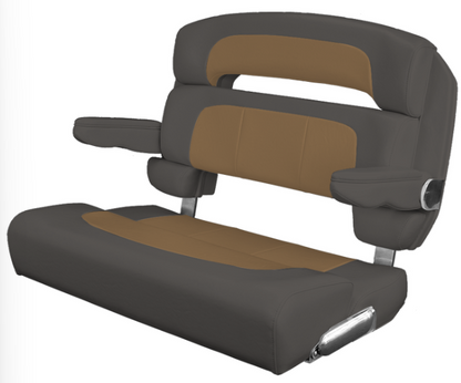 Suncoast Marine and Auto offers TACO MARINE Custom Capri Helm Bench Seat, 36" Capriccio Grey