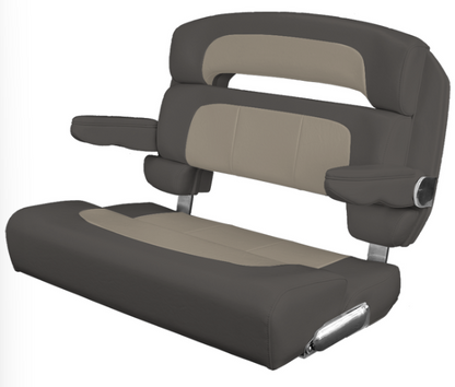 Suncoast Marine and Auto offers TACO MARINE Custom Capri Helm Bench Seat, 36" Capriccio Grey