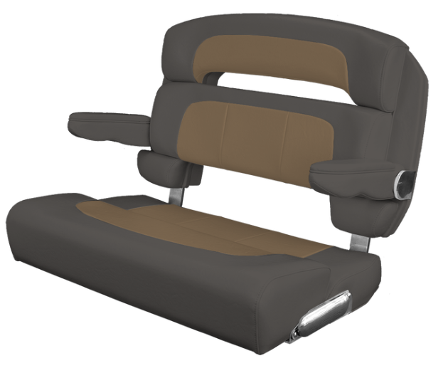 Suncoast Marine and Auto offers TACO MARINE Custom Capri Helm Bench Seat, 36" Capriccio Grey