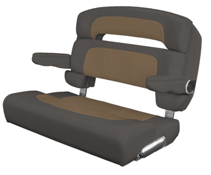 Suncoast Marine and Auto offers TACO MARINE Custom Capri Helm Bench Seat, 36" Capriccio Grey