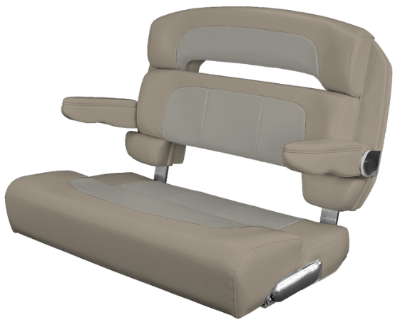 Suncoast Marine and Auto offers TACO MARINE Custom Capri Helm Bench Seat, 36" Capriccio Flax