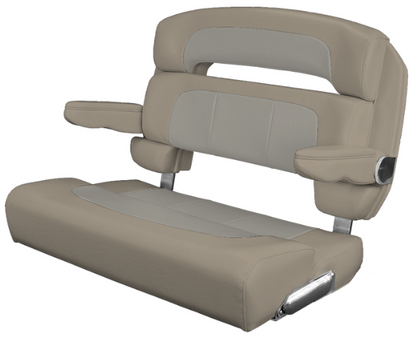 Suncoast Marine and Auto offers TACO MARINE Custom Capri Helm Bench Seat, 36" Capriccio Flax