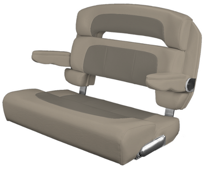 Suncoast Marine and Auto offers TACO MARINE Custom Capri Helm Bench Seat, 36" Capriccio Flax