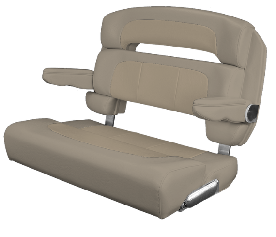 Suncoast Marine and Auto offers TACO MARINE Custom Capri Helm Bench Seat, 36" Capriccio Flax